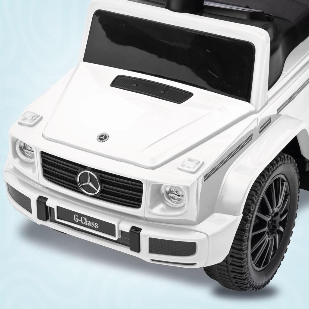 Draisienne Pousseur Déambulateur Pour Enfants Mercedes Benz Classe G Blanc