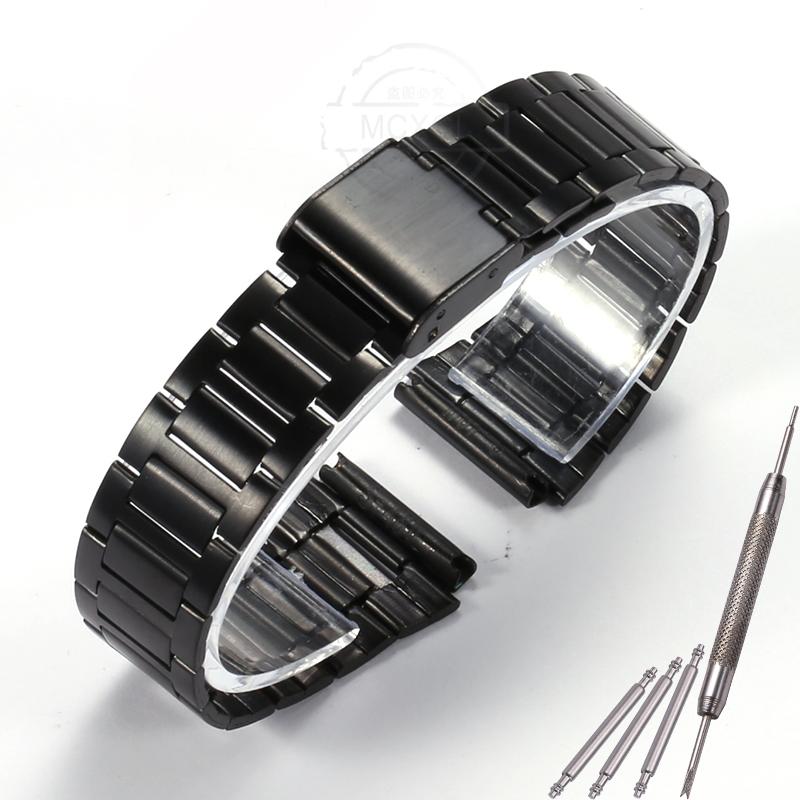 Metallarmband Edelstahlarmband Armbänder 18mm Faltschließe Silber Für Casio Herren AE1200WH-1A AE1100W Ersatz-Uhrarmband
