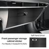Carbon Fiber Suede Glove Box Protector for Mazda 3 Axela 2019-2025 LHD/RHD Anti-Kick Interior Moulding