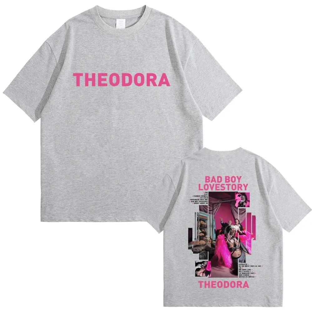 Bbl Bad Boy Lovestory Graphic T Shirt Rapper Theodora Mega Unisex Hip Hop Street Fashion Oversized Tshirt Casual Cotton Tshirt