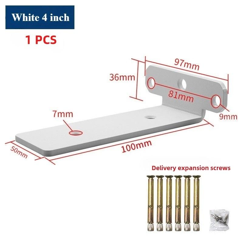 1 PCS 200kg Bearing Capacity Suspended Tripod Brackets Wall Shelf Support Hidden Wall Fixed Partition Storage Rack Shelves