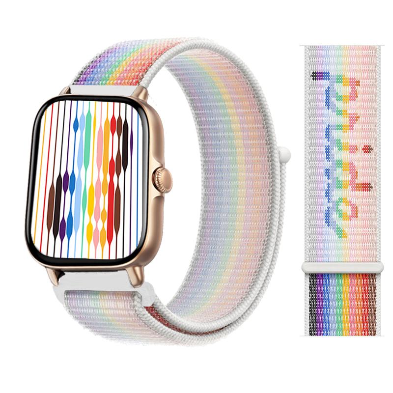 20mm 22mm Nylon Bandje voor Amazfit Balance 2 1/GTR 4 3 Pro 47mm/Bip 6 5 Sport Horlogeband Correa voor Amazfit Active 2/GTS 4 3 Riem