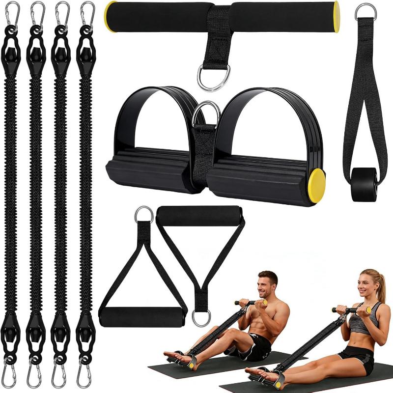 New Pedal Resistance Band with Handle,Non-Slip Foot Pedals Multifunction Pedal Resistance Band, Adjustable Foot Pedal Resistance Band