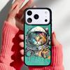 Coque de téléphone Space Kitty Cat Adventures pour iPhone 17 Air 16e 15 14 13 Pro Max Coque Arrière pour 12 11 Pro Coque