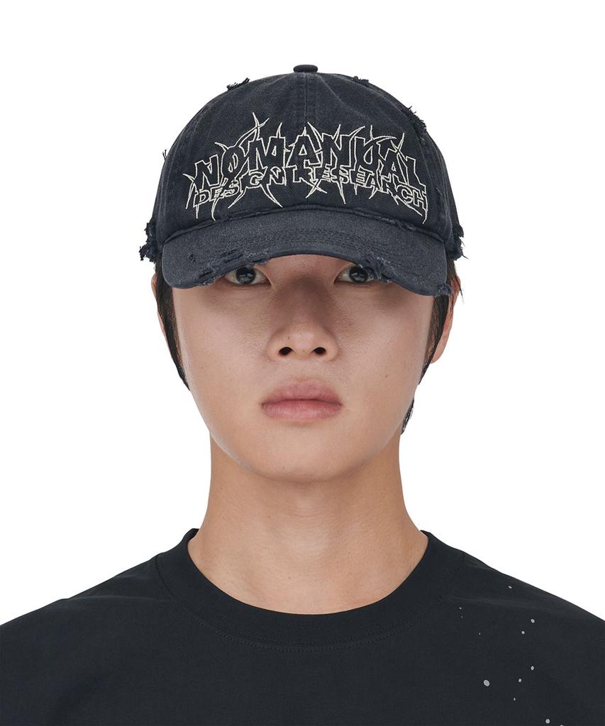 Nomaenyueol Slash Ball Cap - Washed Black