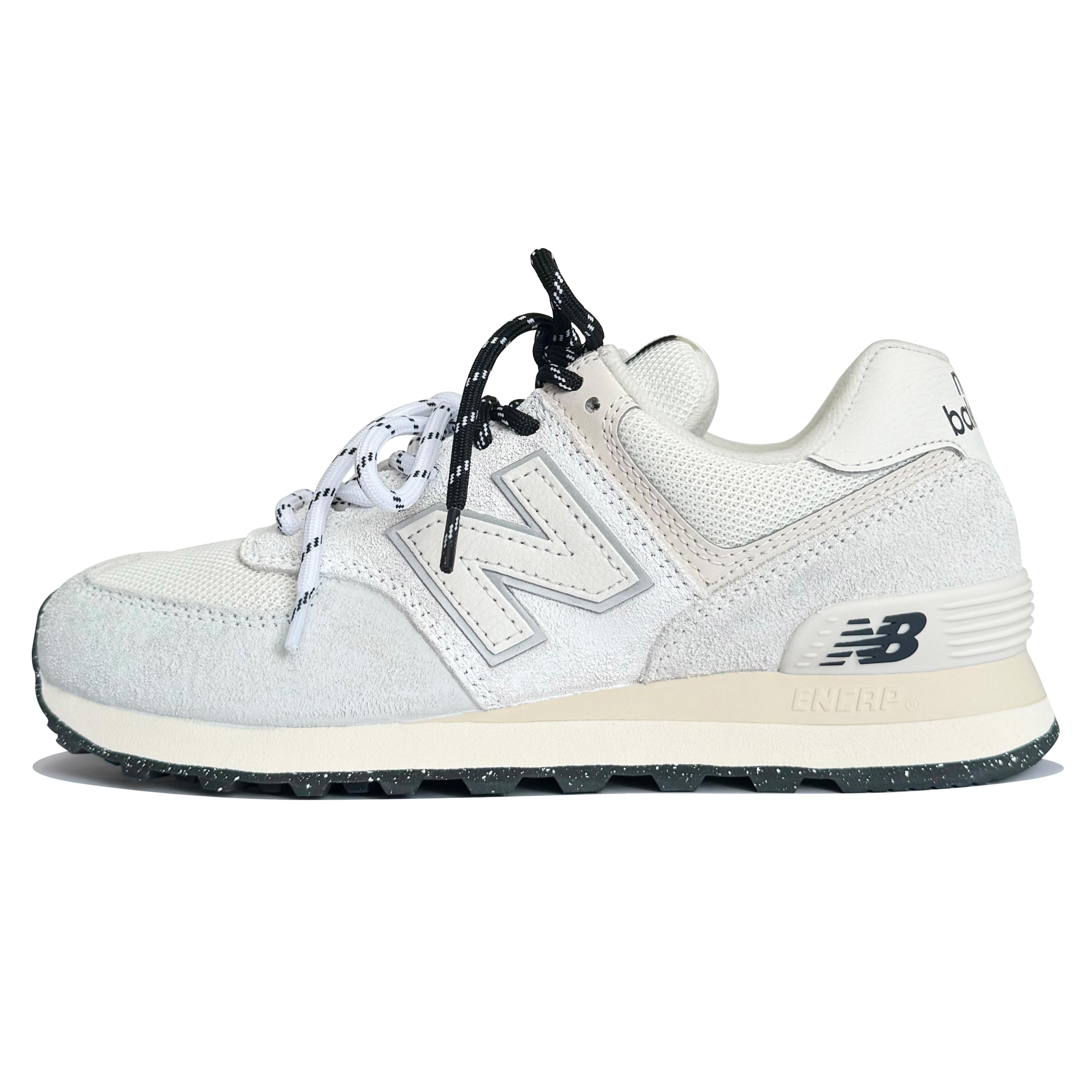 New Balance NB 574 Lightweight Low top Running Shoes Unisex Gray White U574LS2(TeamK-) 38.5