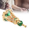 Vintage Enamel Perfume Bottle Middle Eastern   Exquisite Elegant Metal Refillable Perfume Bottle