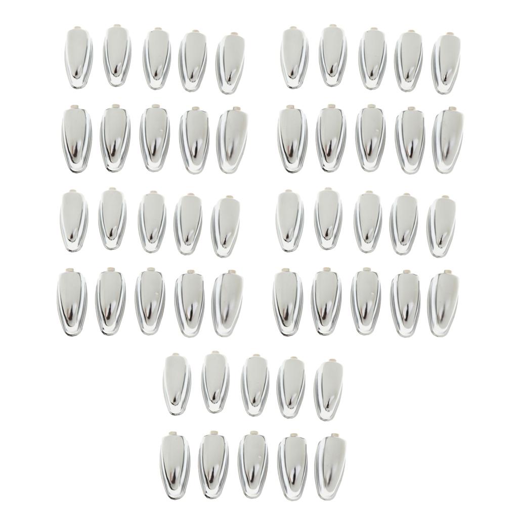 MagiDeal 50 Stück Schlagzeug-Stimmösen Silberne Hardware DIY für Schlagzeuger