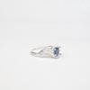 Natural London Blue Topaz Gemstone 925 Sterling Silver Jewelry Women's Ring Gift CZR-2-2