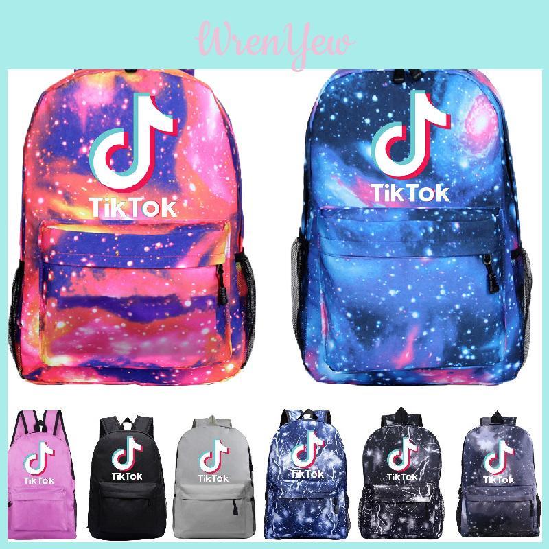 Backpack Tik Tok Large Children Schoolbags Casual Travel Bags Rucksack Shoulder