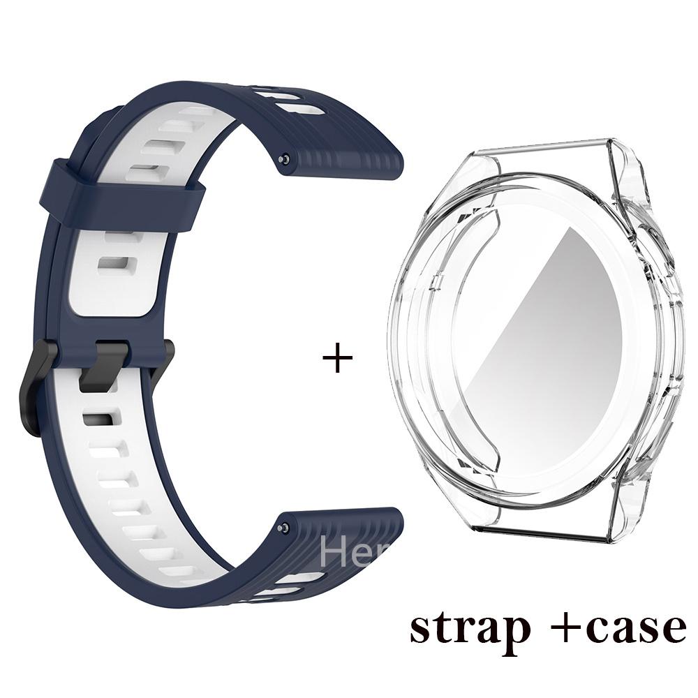 22mm WatchStrap Band For Huawei Watch GT3 SE Strap Bracelet Silicone Wristband for Huawei Watch GT Runner Smart Watch Band +Case