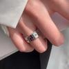 Poker Rings Gothic Diamonds-encrusted Adjustable Rings Women Party Casual Rings
