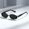 Retro Vintage Oval Sunglasses Women Men Steampunk Metal Frame UV400 Eyewear Outdoor Driving Sun Glasses