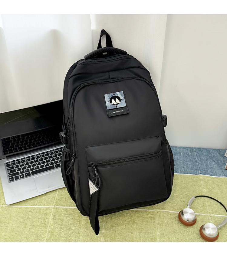 Rucksack im koreanischen Stil mit Farbblockdesign - Vielseitiger Schulrucksack mit großer Kapazität für Studenten