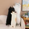 Plush Cat Pillow With Leghugging Design For Kids And Giftgiving