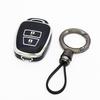2 Buttons Gold Edge Tpu Auto Keyless Shell Fob Bag Protector Accessories For Toyota Prius Rav4 Camry Corolla Car Key Case Cover
