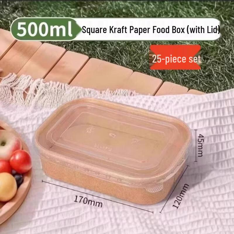Qiwei Disposable Paper Bowls with Lid