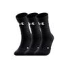 Under Armour Knee-High Socks Unisex 3 Pack Black 22610208-071