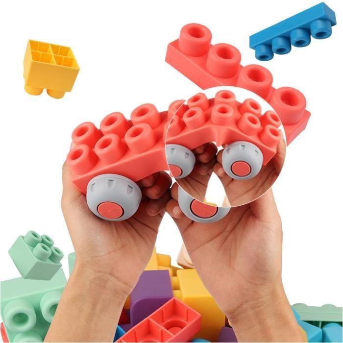 Mattoncini da Costruzione Morbidi 80 pezzi