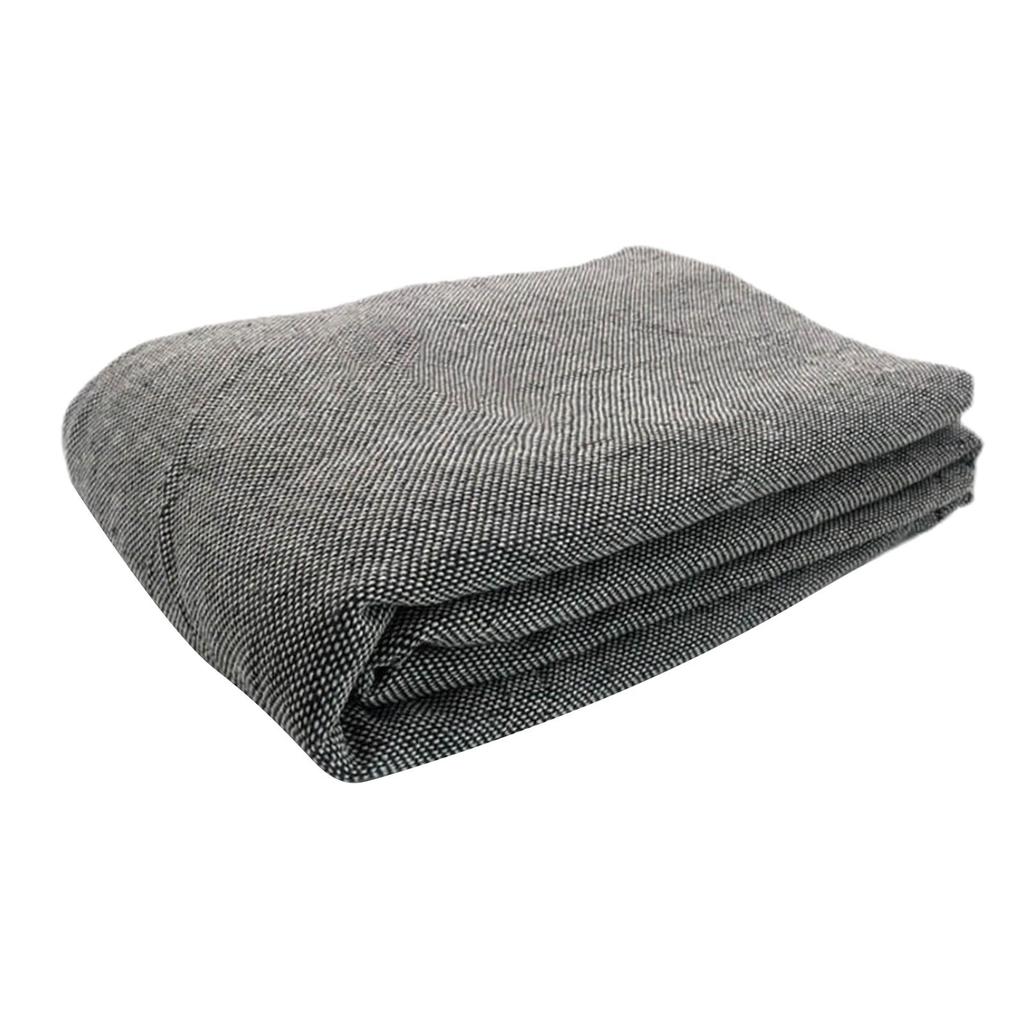Embroidery Cloth DIY Punch Polyester for Yrd Width 1M Sewing 'S Crrier Fbric , Dark Grey