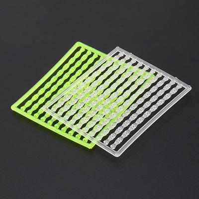 10Cards/Lot 1000Pcs Carp Fishing Hair Stops For Bait Dumbell Shape Small Fishing Bobber Stop Bead Fishing Tackle