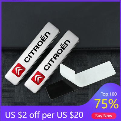 2026 Hot Car Sticker Car Accessories 3D Metal Alloy Car Motorsport Logo Body Trunk Stickers for C1 C2 C8 C-ELYSEE Berlin