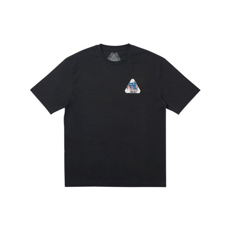 Palace Ripped Short Sleeve T-Shirt Men Tops Black P17TS078