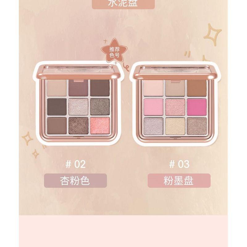 WODWOD - Magic Colorful 9 Colors Eyeshadow Palette - 3 Types