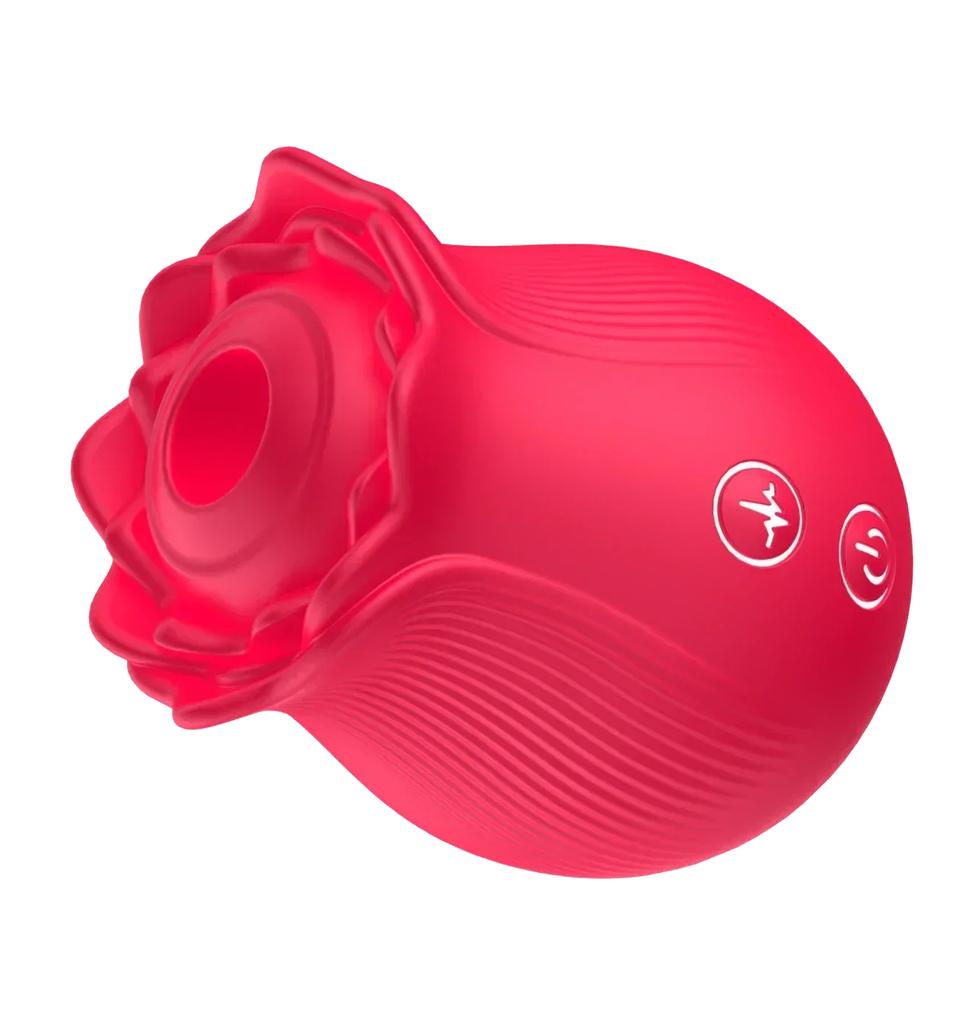 Sex Rose Shape Vagina Sucking Vibrator Intimate Good Nipple Sucker Oral Licking Clitoris Stimulation Powerful Sex Toys for Women