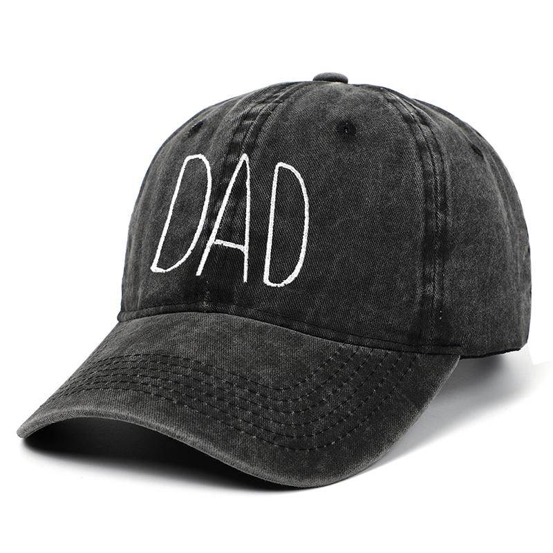 Novos Bonés de Beisebol Bordados DAD MOM Homens Mulheres Algodão Lavado Retrô Snapback Bonés de Pai Viseira para Esportes ao Ar Livre Chapéu de Sol Unissex