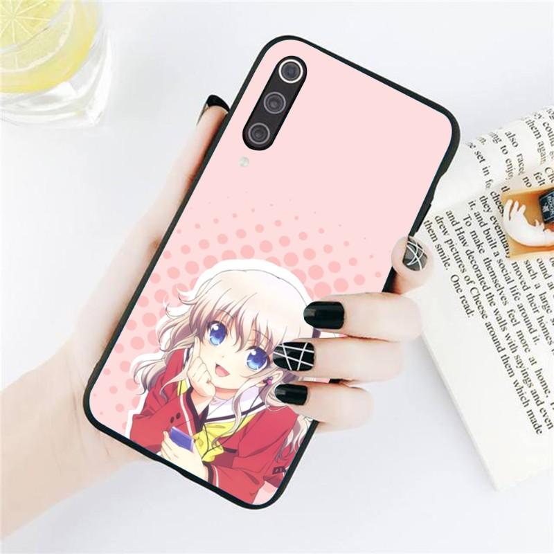 Cute GIrl Charlotte Phone Case For Xiaomi Redmi Note 11 10 9T 8 7 Pro Redmi 10 9 9A 9C 8 7 6 Soft Black Phone Cover