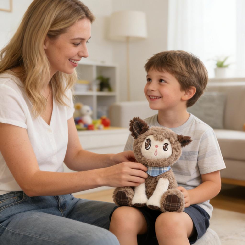 Niedliche kleine Tier-Stofftiere, Plüsch-Dekorationen, Bett-Komfortspielzeug, Stoffpuppen-Geschenk für Mädchen, Cartoon, Kinder-Stoffpuppen, Kinder-Geschenkspielzeug