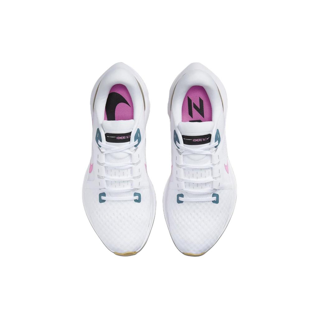 Nike Air Zoom Vomero 16 Women White Pink Spell Noise Aqua Wheat Gold DA7698-104