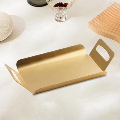 Jewelry Organizer Tray, Holder for Tea Cups and Kettles, Nordic Design with Handle