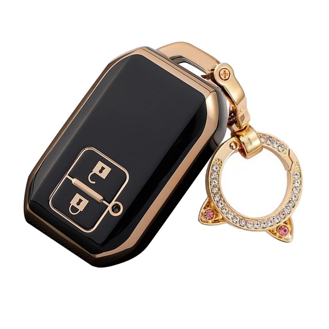 ZANEKO Jimny key case compatible Suzuki Jimny Sierra key cover ZA-MEK-LM2-Black чёрный