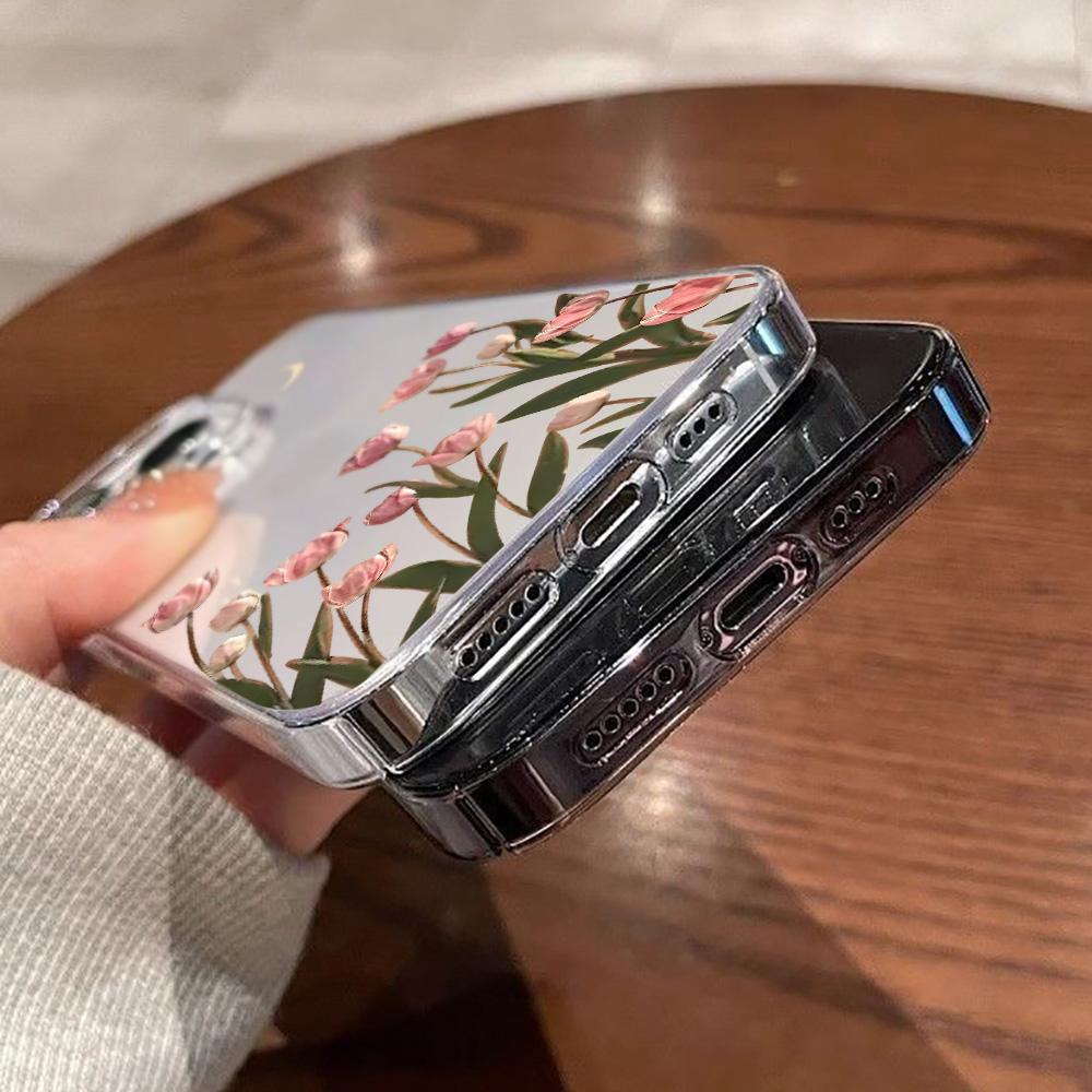 Acrylic Phone Case for iPhone 11 12 13 14 Pro 12 14 16 Pro Max for Samsung A16 A36 A56 S24 FE High-quality Painted Anti-fall Mobile Phone Case