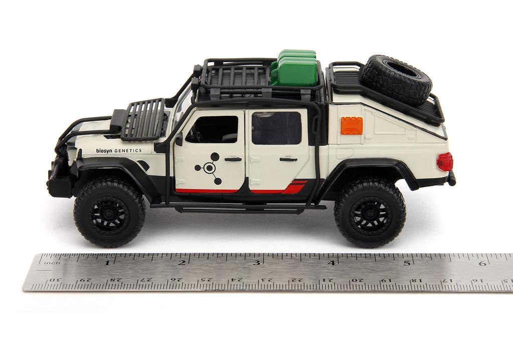 Jada Jurassic World Dominion Jeep Gladiator Diecast Auto Spielzeug für Kinder und Erwachsene 132