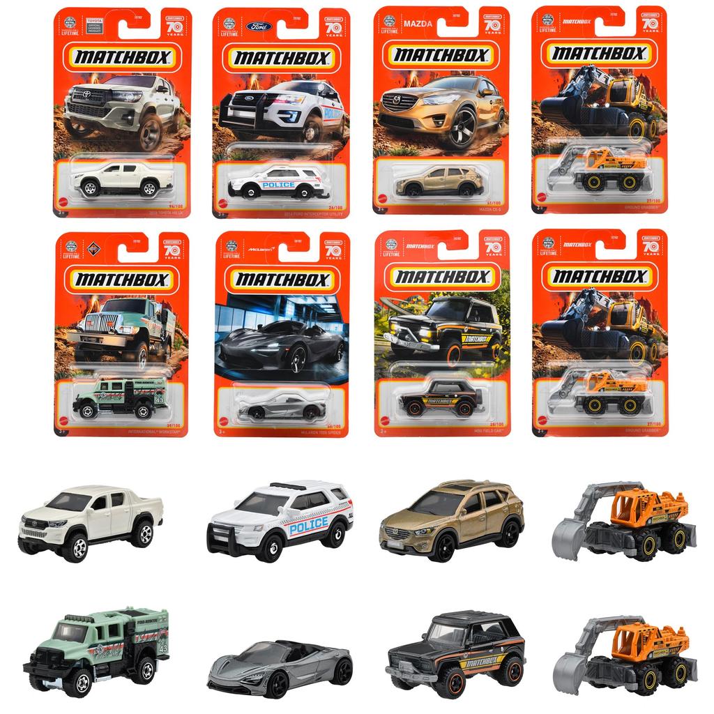 Matchbox Basic Car Assortment Mini Cars Sold In Years Old and [24 Box] [3 Up] 980W-30782
