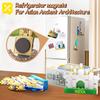 World-famous Refrigerator Magnet Building Blocks Stickers Toys Famous City History Children's Assembled Brick Halloween Easter