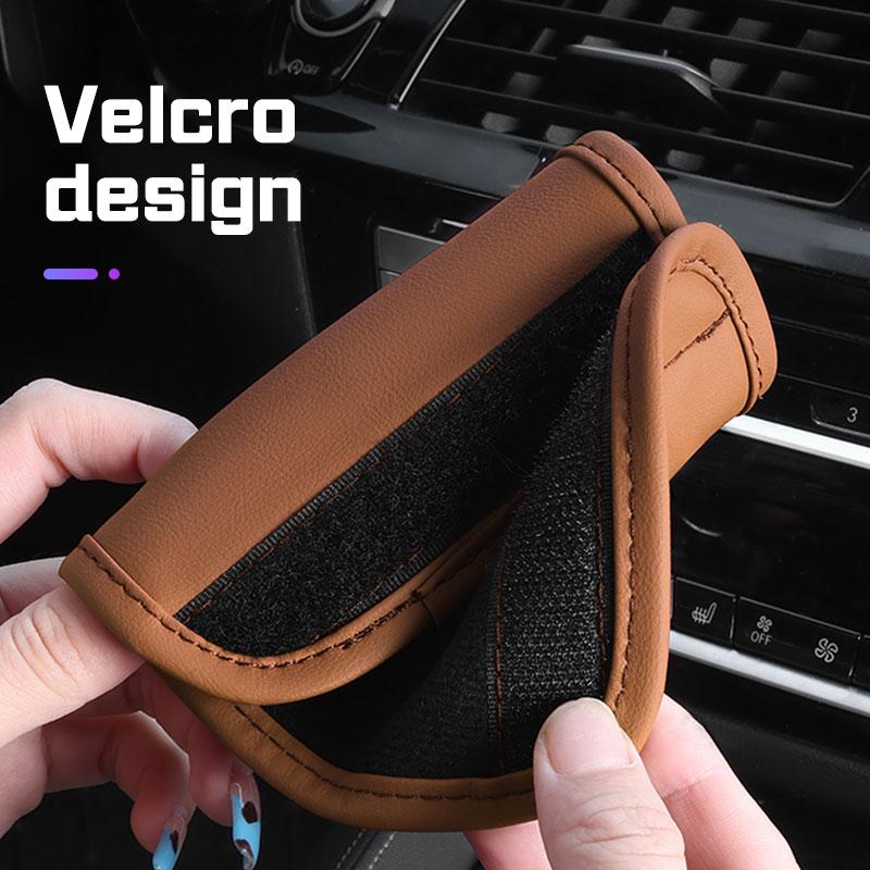 For Hyundai N Line I40 I30 I20 I10 Sonata Elantra FE Accent Tucson Kona Car Roof Armrest Covers PU Leather Glove Protective Mat