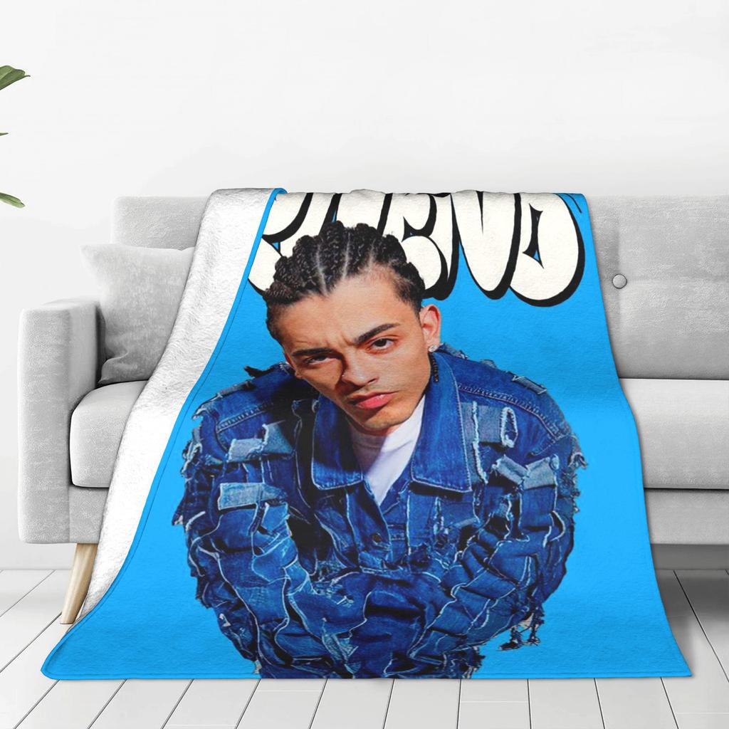 Funny Trueno Hip Hop Rapper Blanket Portable Fleece Sofa Throw Blanket for Couch Bedding Travel Throws Bedspread Quilt