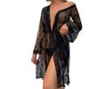 Lace Nightgown and Lingerie Set: Women's Bathrobe and Pajamas Combo