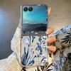 Cute Whale Pattern Transparent Case For Motorola Razr 60 50 40 Ultra Razr60 Razr50 Razr40 Shockproof Folding Hard PC Phone Cover