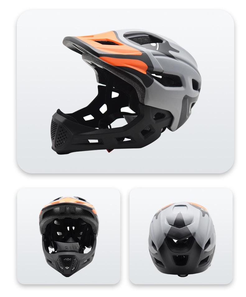 Kids Full Face Safety Helmet for Balance Bike, Cycling, Skateboarding & Roller Skating - Protective Gear for Boys & Girls