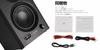 Edifier MR4 42W Monitor Speakers with Amplifier Frequency Unit for High Sound Quality PC Active Speakers for Music and Studio Monitoring Wired