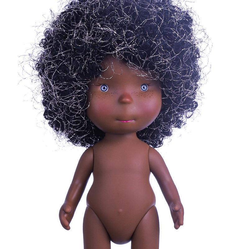 New Mia 24Cm Vinyl Naked Dolls With Movable Joints Waldorf Diy Custom Play Dolls For Kids Pretend Play Handmade Craft Toys