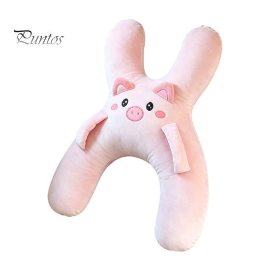 Decorative Car Interior Accessory H-Shaped Pillow for Kids, Cute Neck Pillows Seat, Sleeping Vehicle Seat Gap Filler Pillow, Plush Rest Cushion Trips