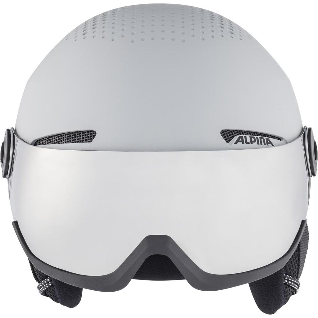 ALPINA Ski Snowboard Visor Helmet Mirror Visor Size Adjustable ARBER VISOR Gray Matte Cm 58-61