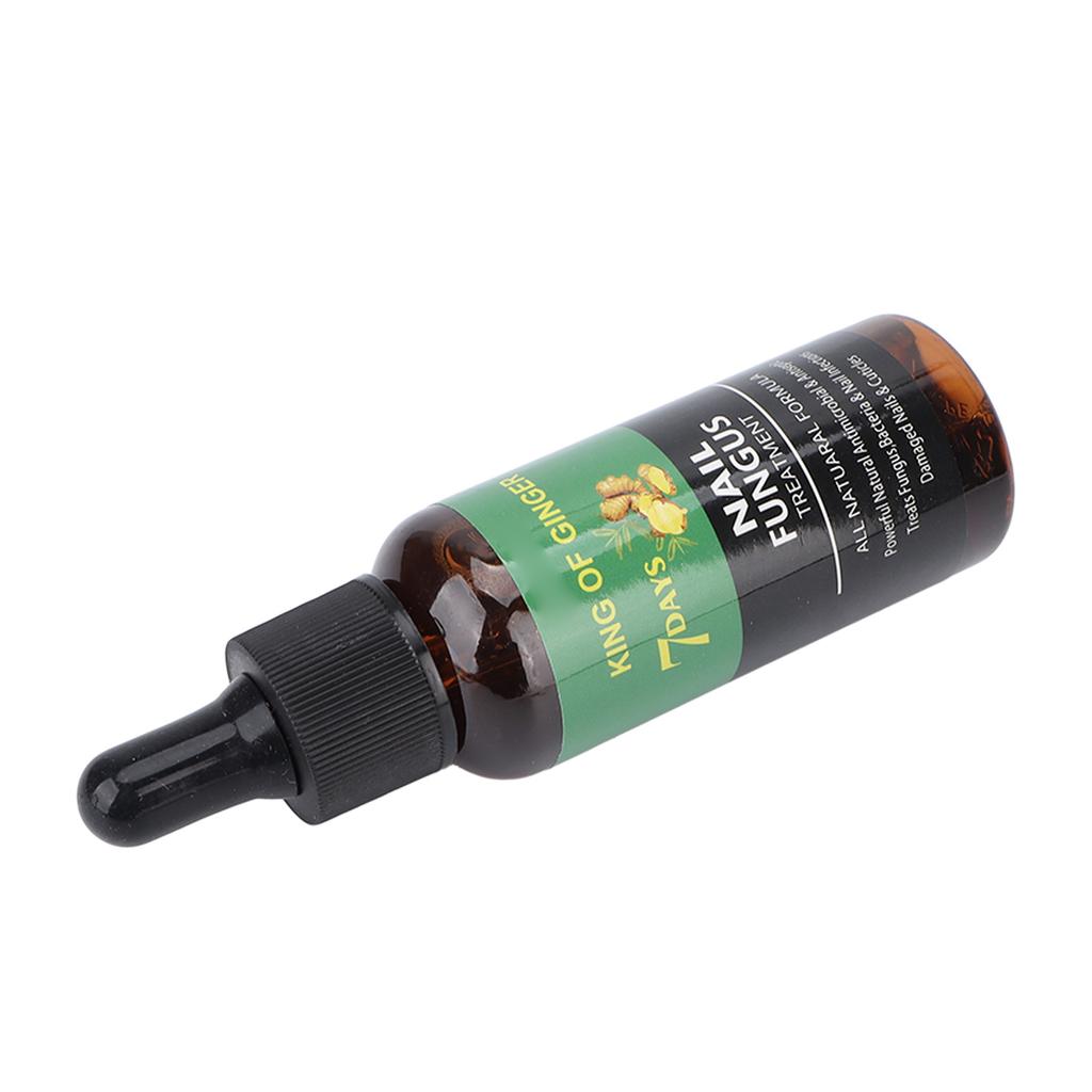 Herb Ginger Fingernail Toenail Repairing Liquid Nail Care Oil for Brittle Crack Toenail 50ml