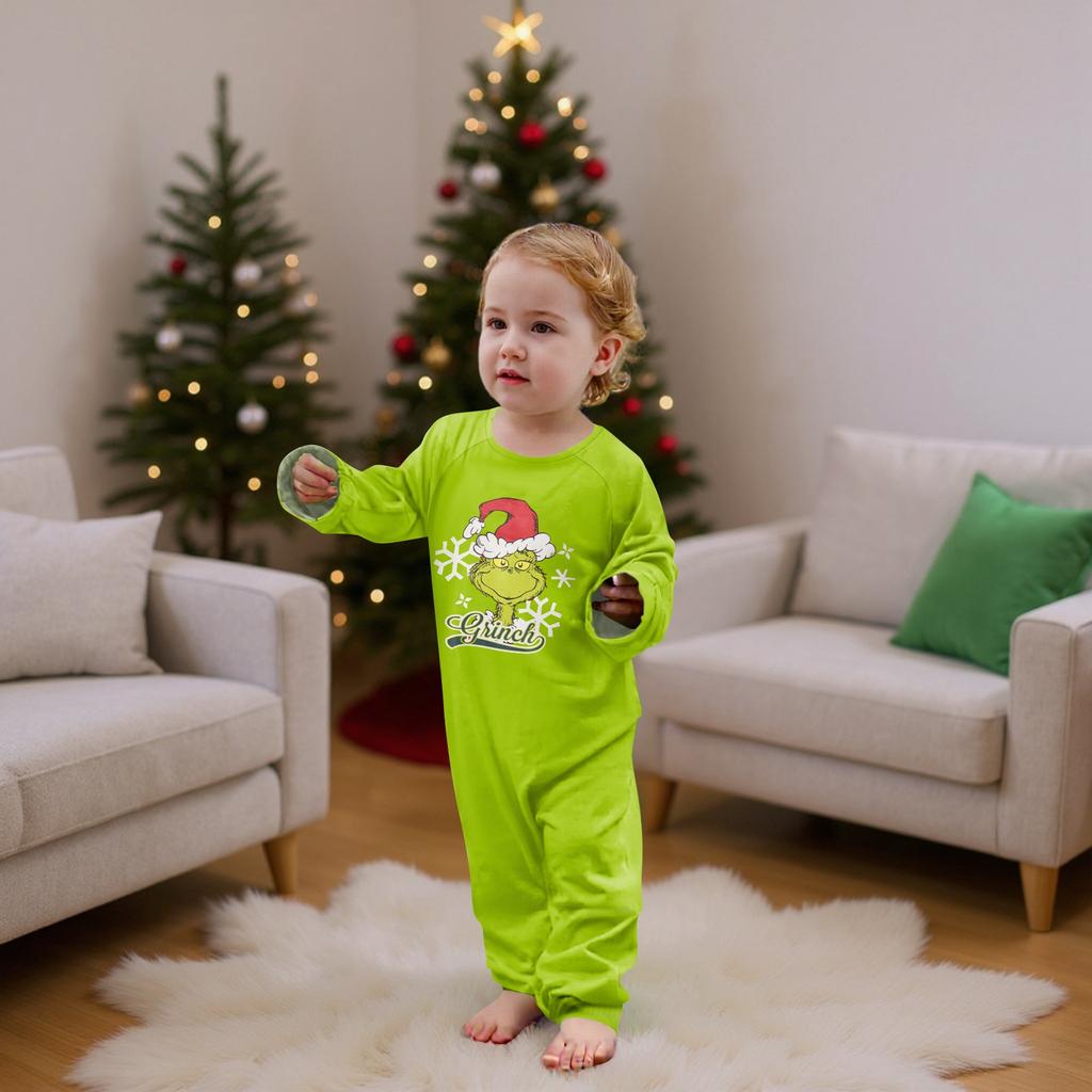 Passende Familiensets mit Weihnachtsmotiven, Langarmshirts und Hosen
